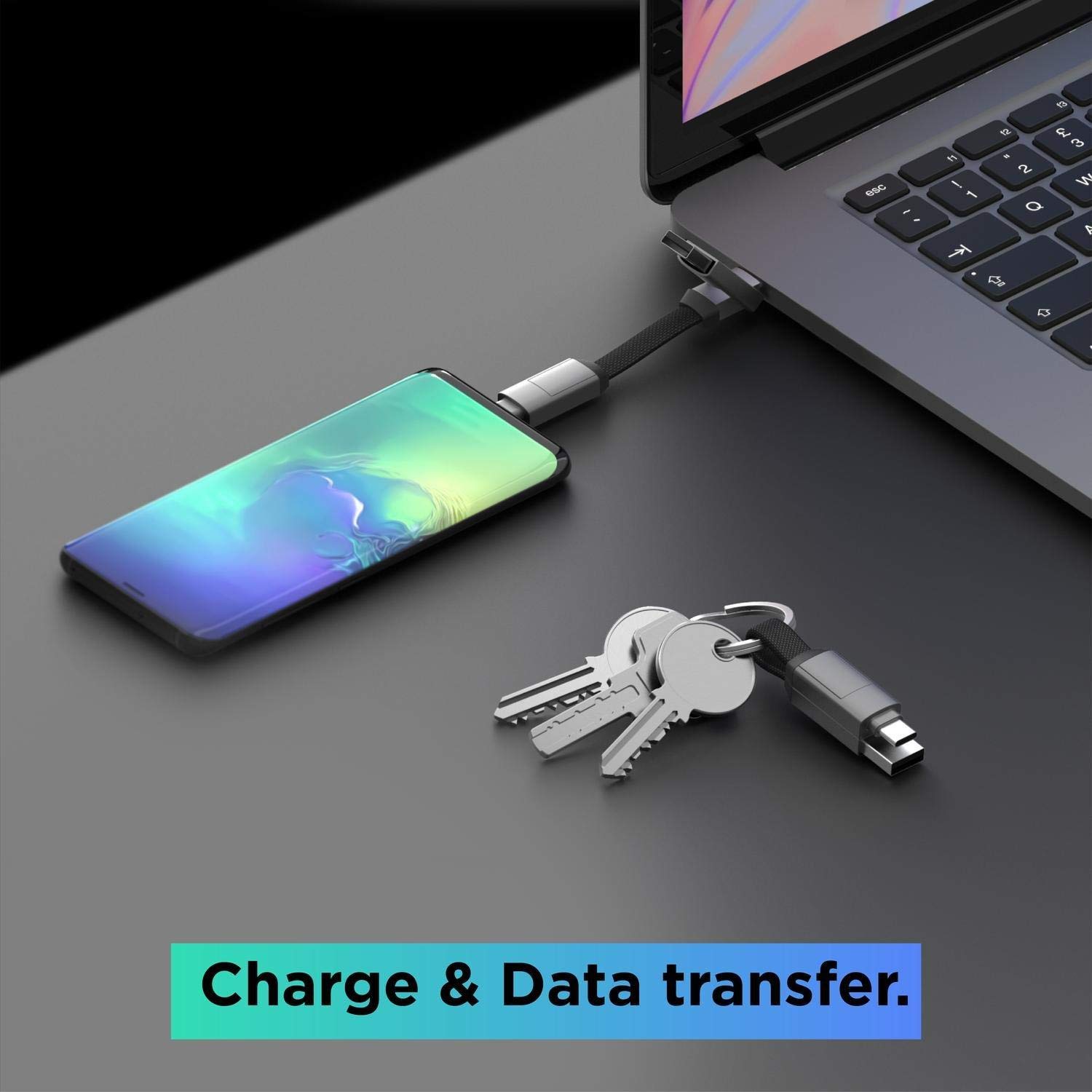 Amazon.co.jp: インチャージ6 ホワイト 6in1 マルチ充電ケーブル Type